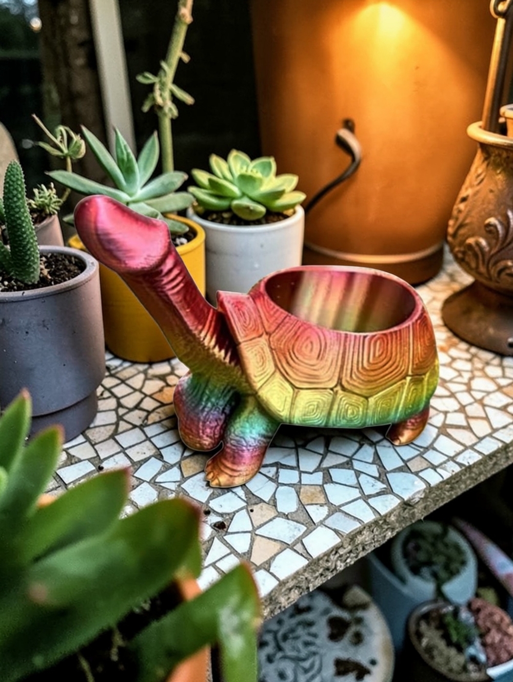 Tockley Turtle Planter - Picture 4 of 4